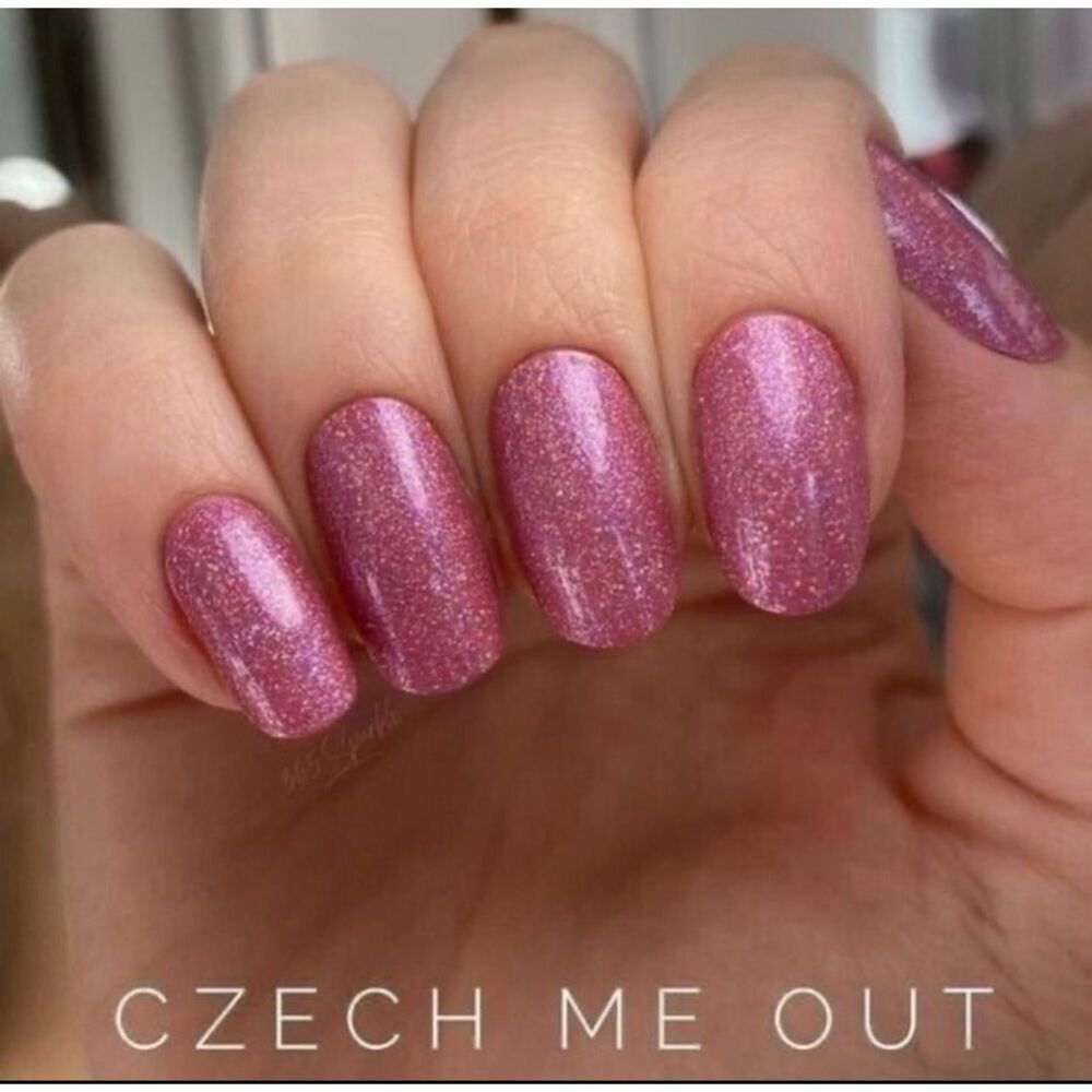 Czech Me Out  Color Street Pink Party Nail Strips/Czech Me Out